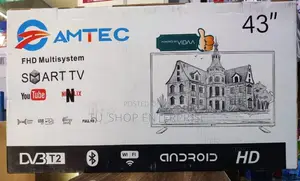 *Amtec 43" Smart Vidaa Frameless Bluetooth