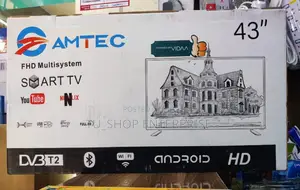 *Amtec 43" Smart Vidaa Frameless Bluetooth