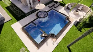 Swimming Pool Designs and Rendering, Swimming Pool Construction .