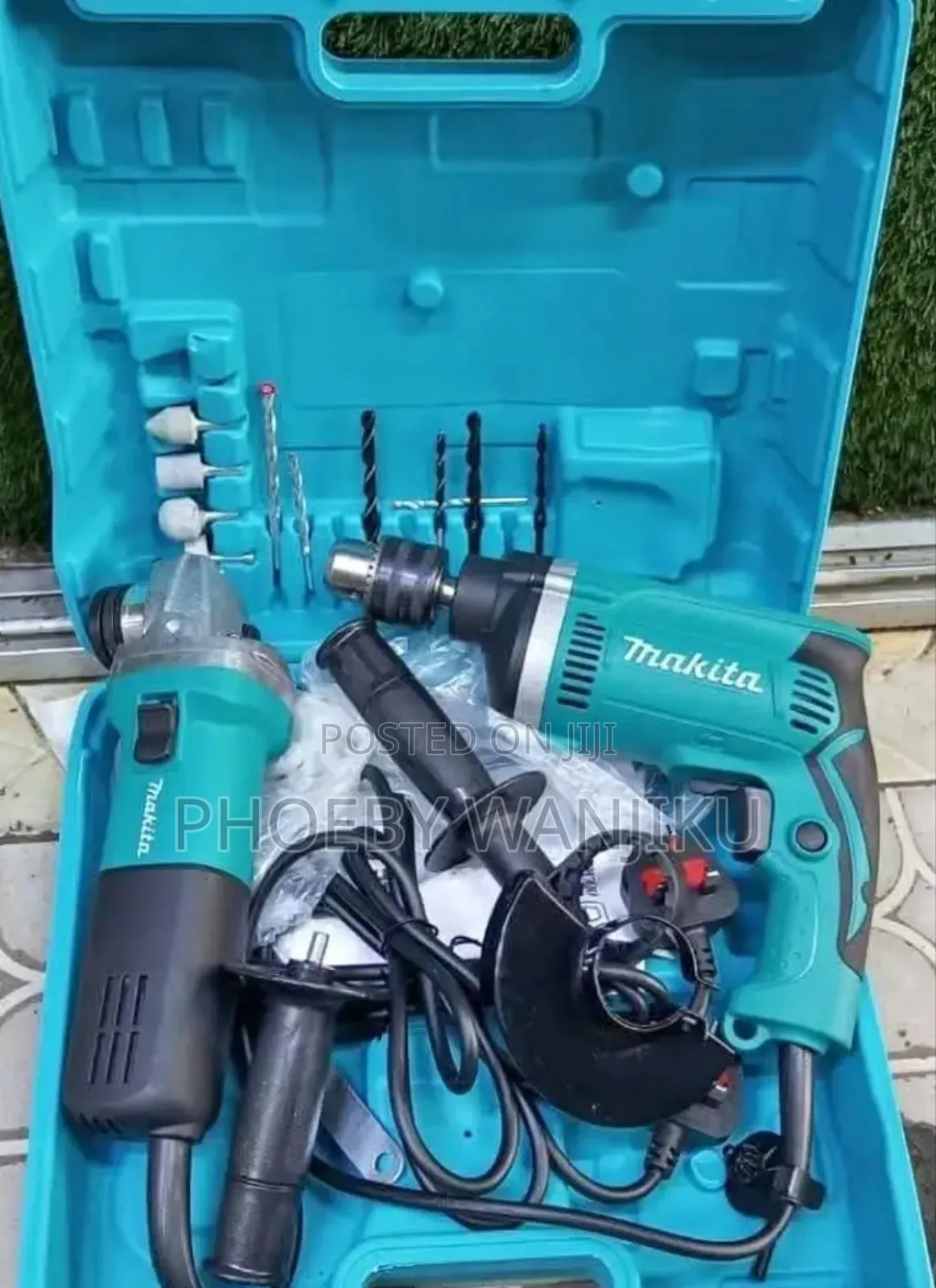 Makita Combo Drill 1630 + Angle Grinder Makita 4"