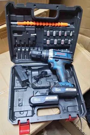 Portable Bosch Cordless Drill/48v Powerful Rechargeable Drill