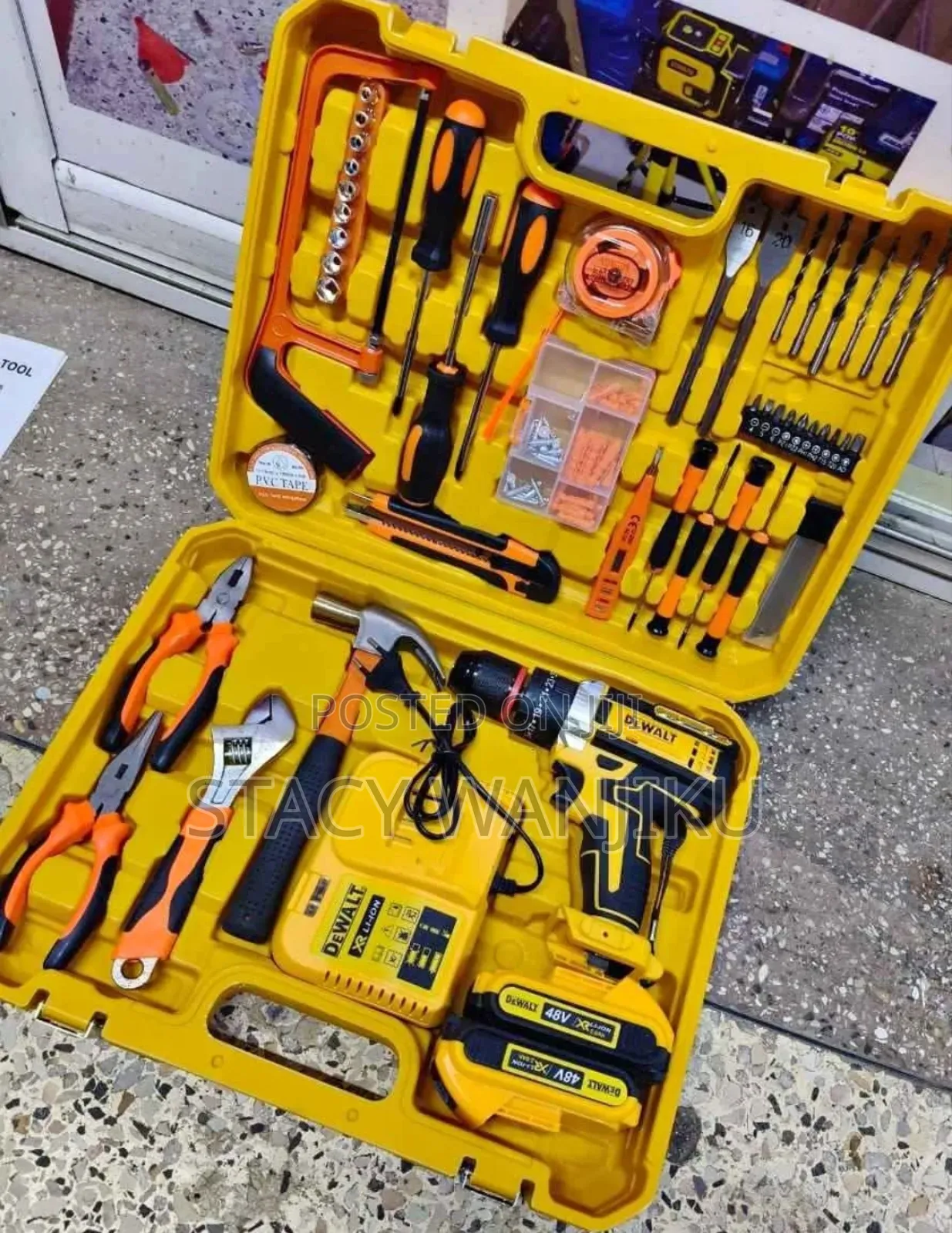 36volts Cordless Drill Set Dewalt) Dewalt Cordless Drill Set