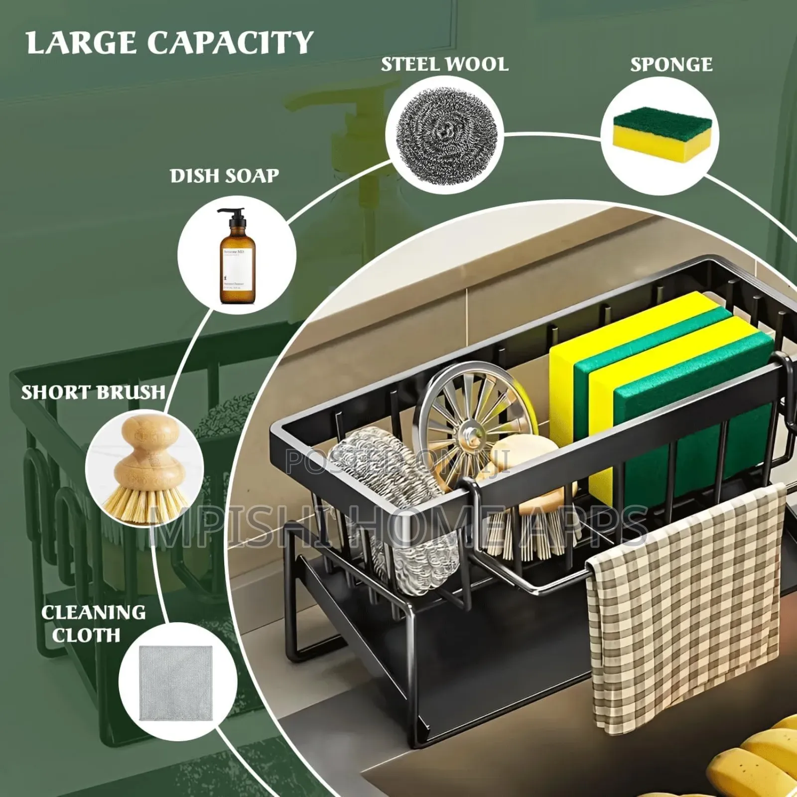 Multifunctional Sink Organizer