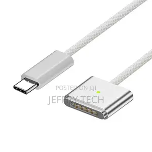 Usb-C Type C to Magsafe 3 Cable - 2m Nylon Braided With Led Indicator