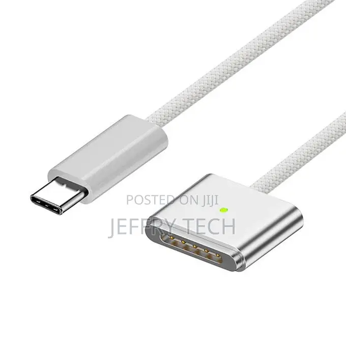 Usb-C Type C to Magsafe 3 Cable - 2m Nylon Braided With Led Indicator