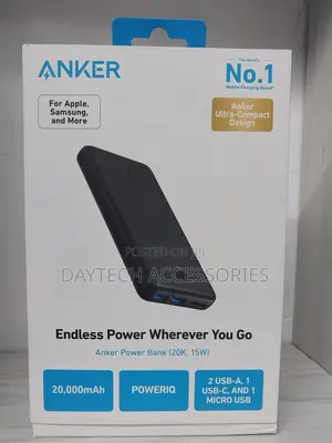 Anker Power Bank (, 15w) Portable Charger Powerbank