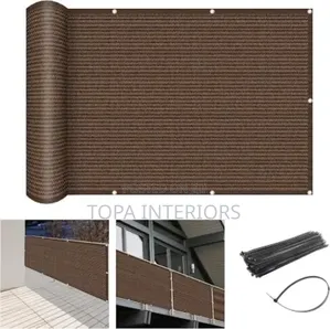 Brown Balcony Privacy Shield for Improved Privacy