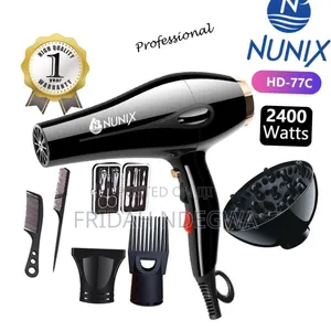 Nunix Hd-77c Blowdry With Accessories