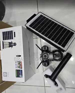 Triple Lens 4g Simcard Solar PTZ Camera With Floodlight