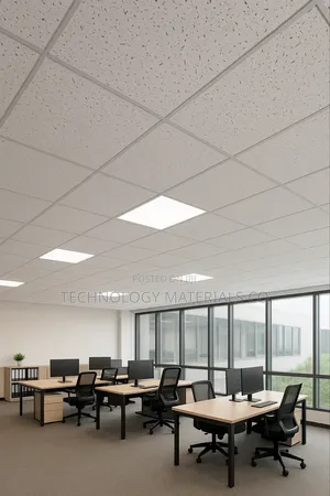 Mineral Fiber Acoustic Ceiling Tiles 13mm(Incl. Of Grid Accessories)