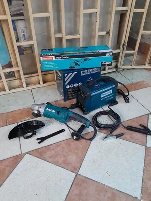 Makita Welding Machine 500a + Grinder 2100 W 9 Inches Combo