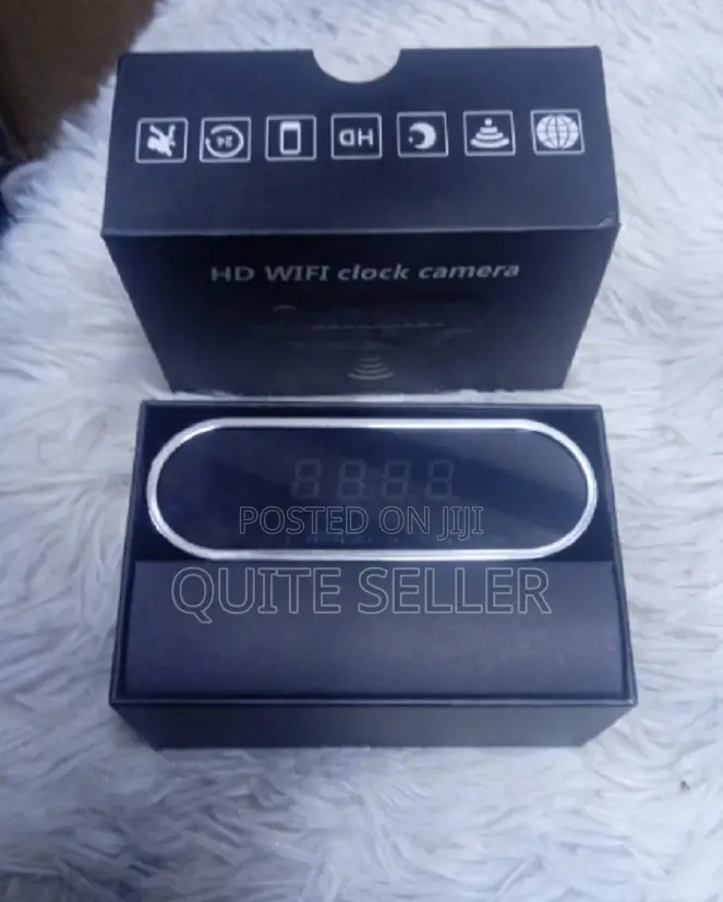 Full Hd 1080p Camera Clock - Wifi Mini Camerawireless Security