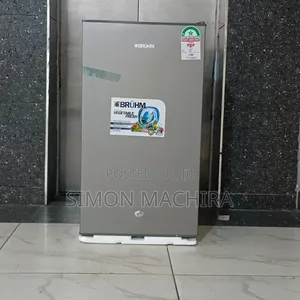 Bruhm Single Door Refrigerator BFS-90md Silver 90l