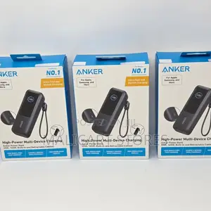 Anker Power Bank 165w With Retractable Cables