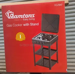 Ramtons 4burner Rg/547 Cooker With Storage Shelves