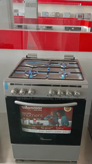 Ramtons 3g+1e 60x60 Silver Cooker - Rc/606 (1yr Wrty)