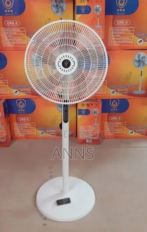 Remote Controlled Urk 16" Modern Standing Quiet Fan.
