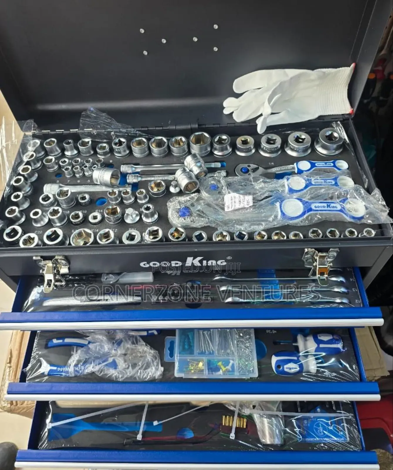 408 PCS Metallic Toolbox / 408pc Toolkit
