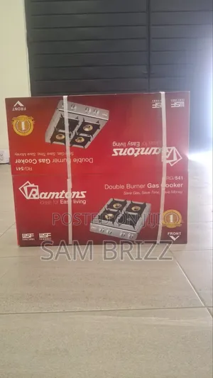 Ramtons Double Burner Gas Cooker