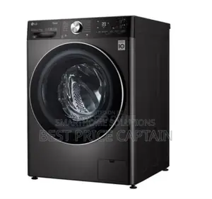 Black 11kgs Front Load Wash and Spin Lg Washing Machine