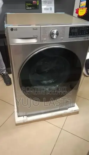 Color Grey- Lg 10/7kgs Front Load Wash and Dry Washing Màchines