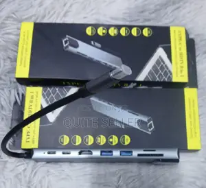 Type-C to HDTV 8 in 1usb C Type Hub 8 in 1 With Connectivity Solution