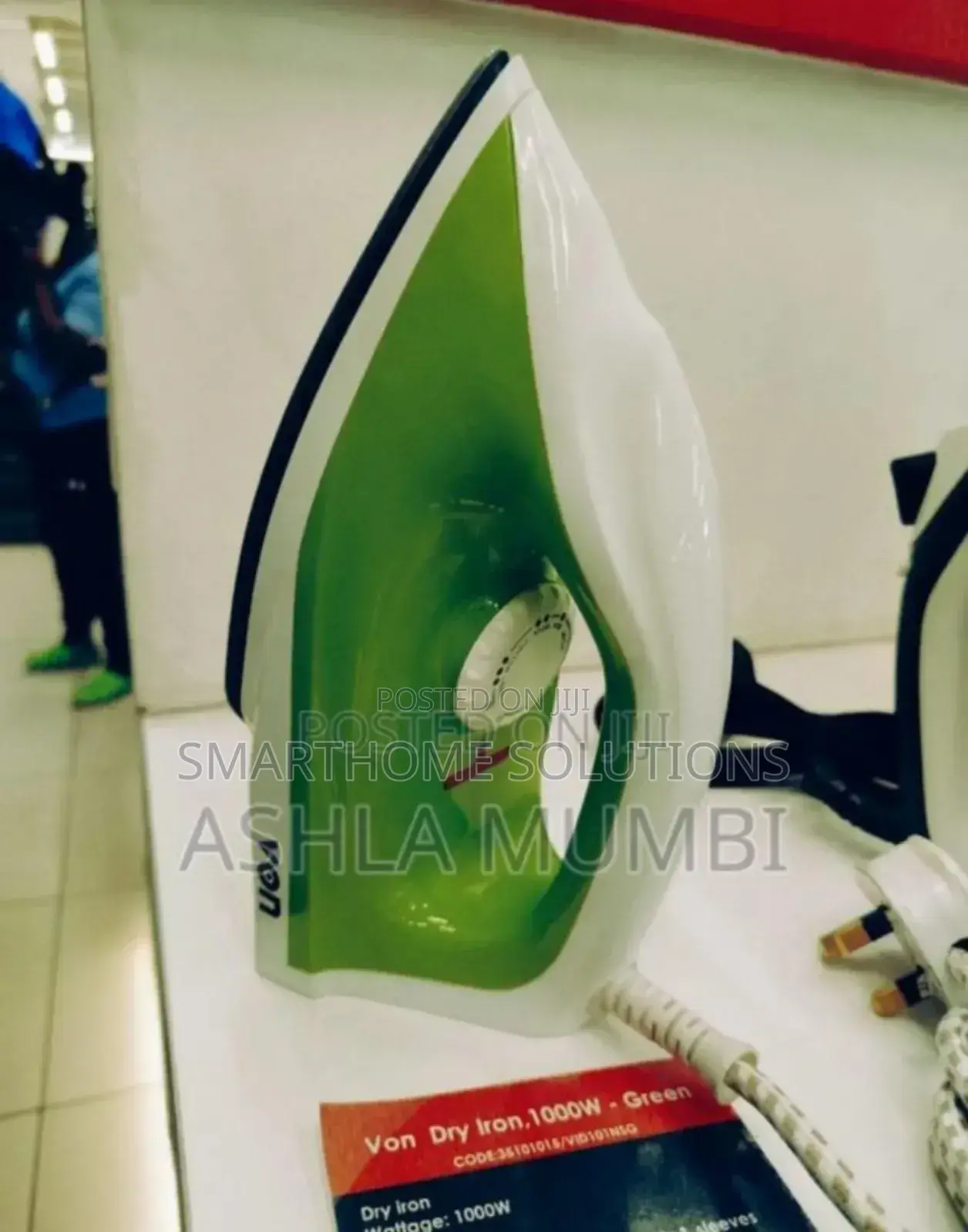 Green Von New Dry Iron Box