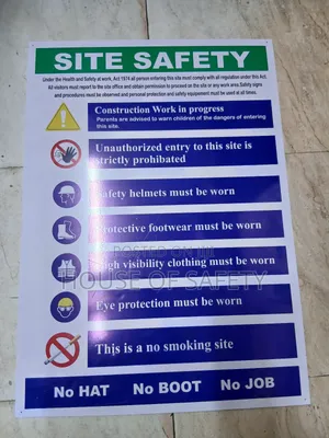 Large Safety Signages