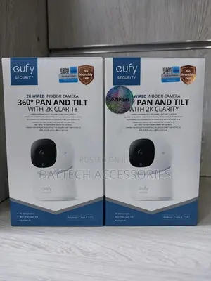 Eufy Security Indoor Cam C220, a Wired Indoor Security Camera.