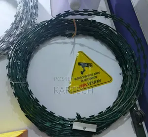 Green Coated Razor Wire – High Security Fencing Solution