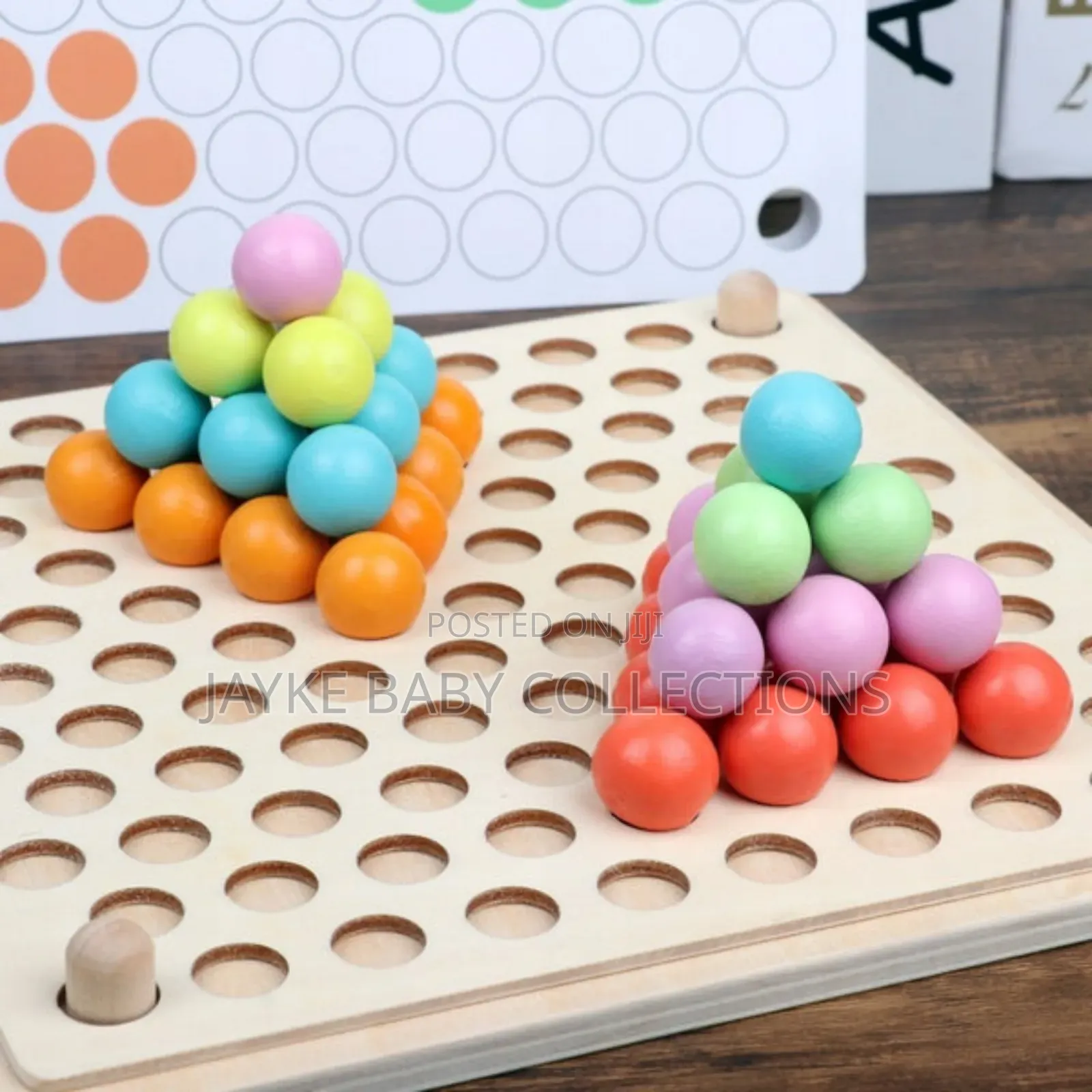 Montessori Clip Beard Puzzle Board Game