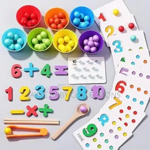 Montessori Clip Beard Puzzle Board Game