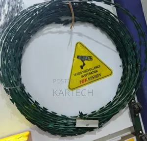 Heavy Duty Green Security Razor Wire – Anti-Climb Fence
