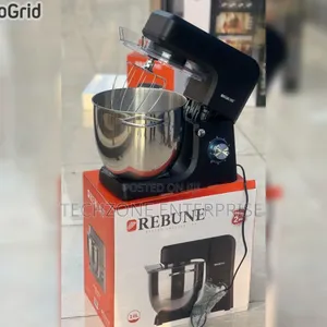 Rebune Electric Mixer, 10l Bowl With Handle With 6 Speeds 