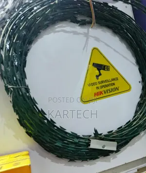 Heavy Duty Green Razor Wire