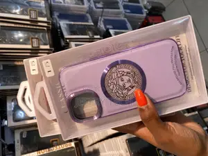 Qwesdf Versace Logo for iPhone 15 Luxury Back Case
