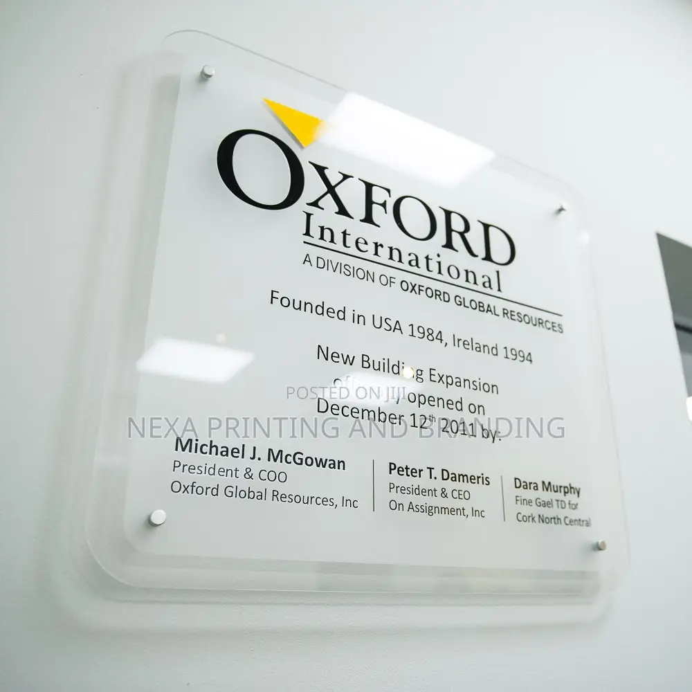 Acrylic Signs