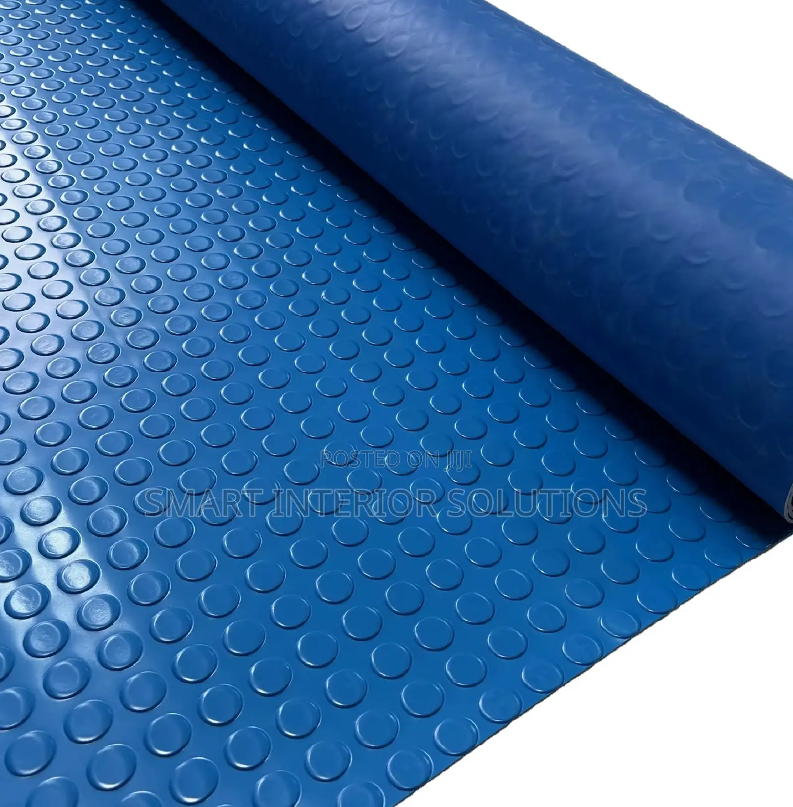 Blue Quality Coin Carpet