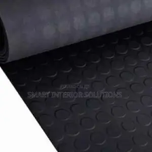 Durable Black Coin Carpet
