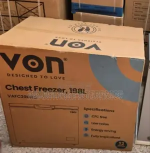 Restocked Brand New Von 198litres Freezers