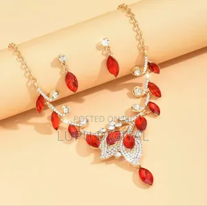 Rhinestone Matching Jewellery Sets * Necklace Earrings