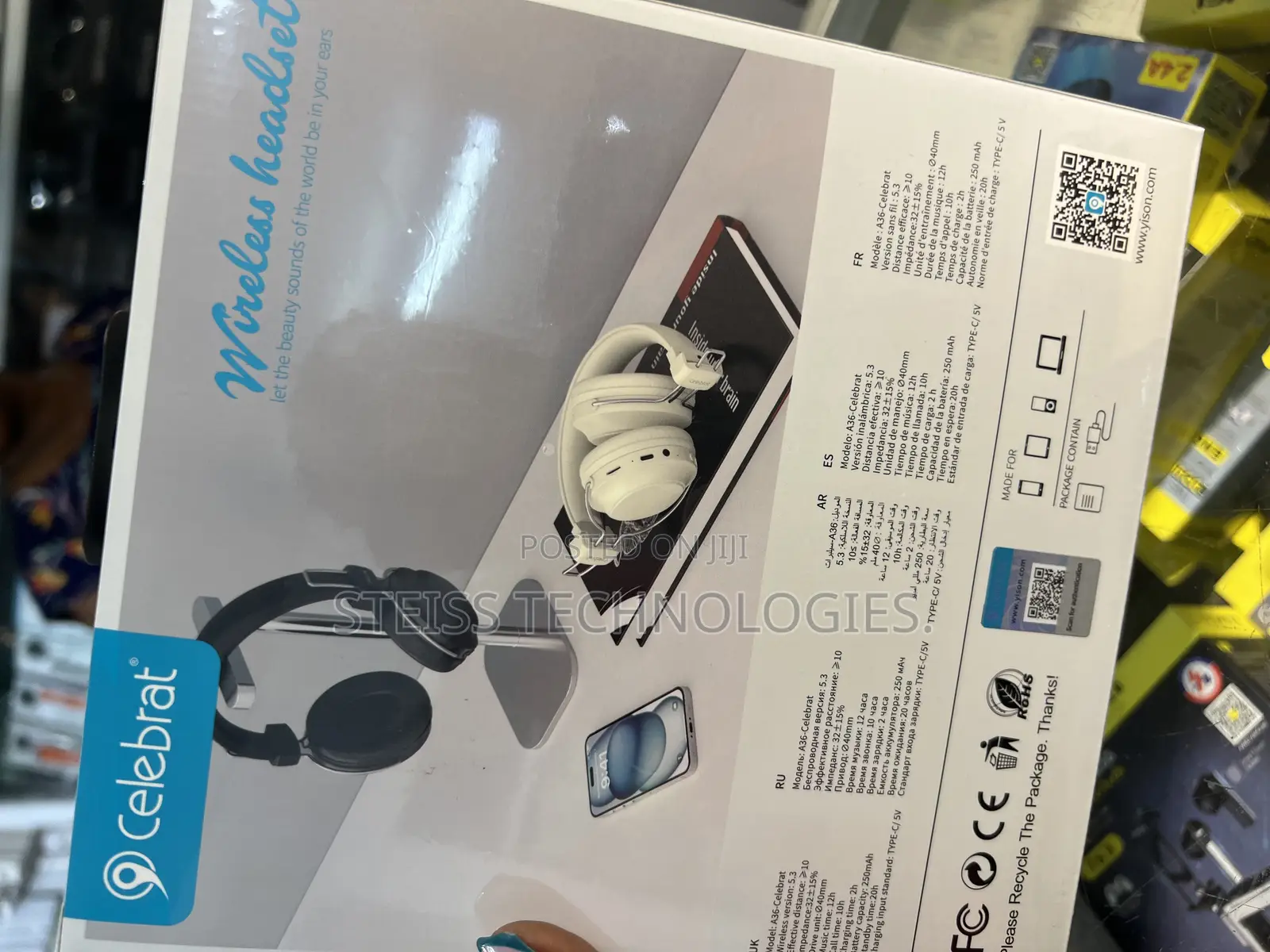 Celebrat A36 Wireless Headsets