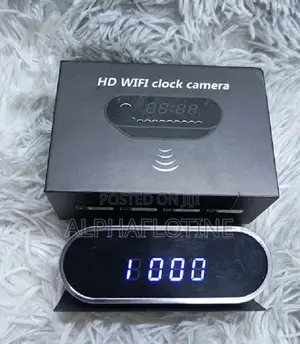 Indoortable Clock Wifi Camera