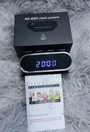 Discreet Surveillancetable Clock Wifi Camera