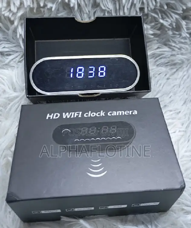 Spy Clock Cameras, Hidden Camera $ Discreet Indoor Security