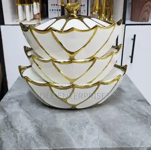 3pcs Oval Serving Bowls