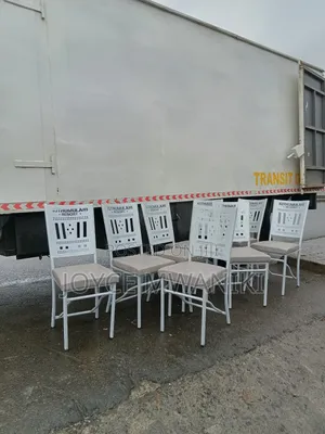 Light Grey Hotel Restaurant Chairs With Coated Frame 