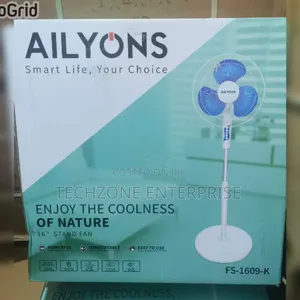 Ailyons 16inch Standing Fan With Low Power Consumption