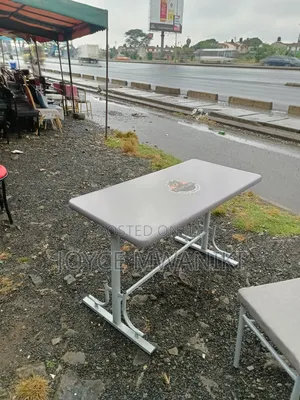 4 by 2 Marble Restaurant Table, Grey 
