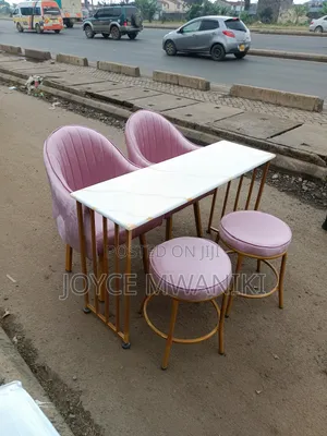 4 Seater Manicure Set, a Table, 2 Seats and Stools 